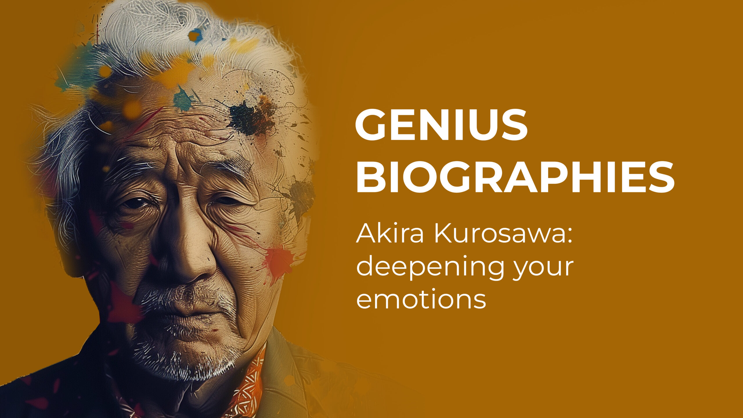 Akira Kurosawa: deepening your emotions